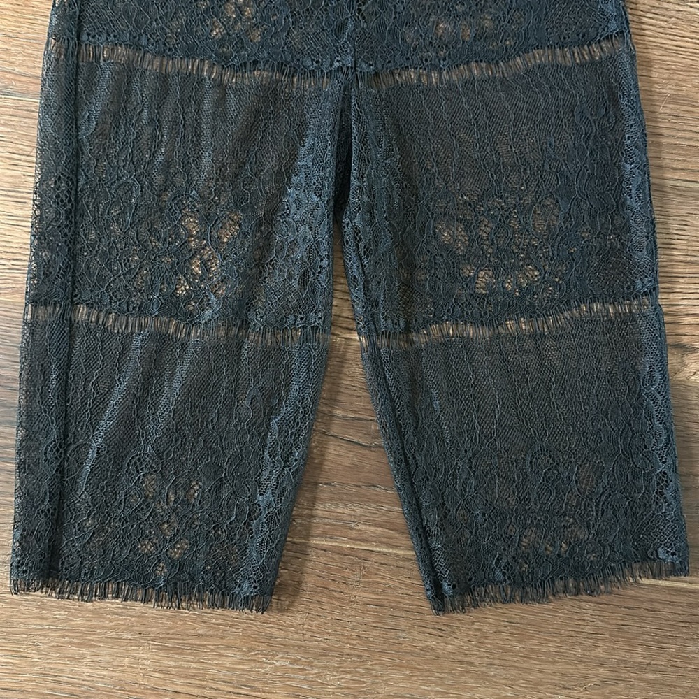Tt Black Long Lace Biker Short 3 - Picture 5 of 11